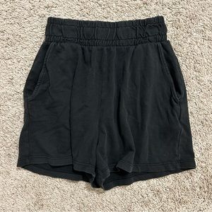 Zara Black Sweatshorts